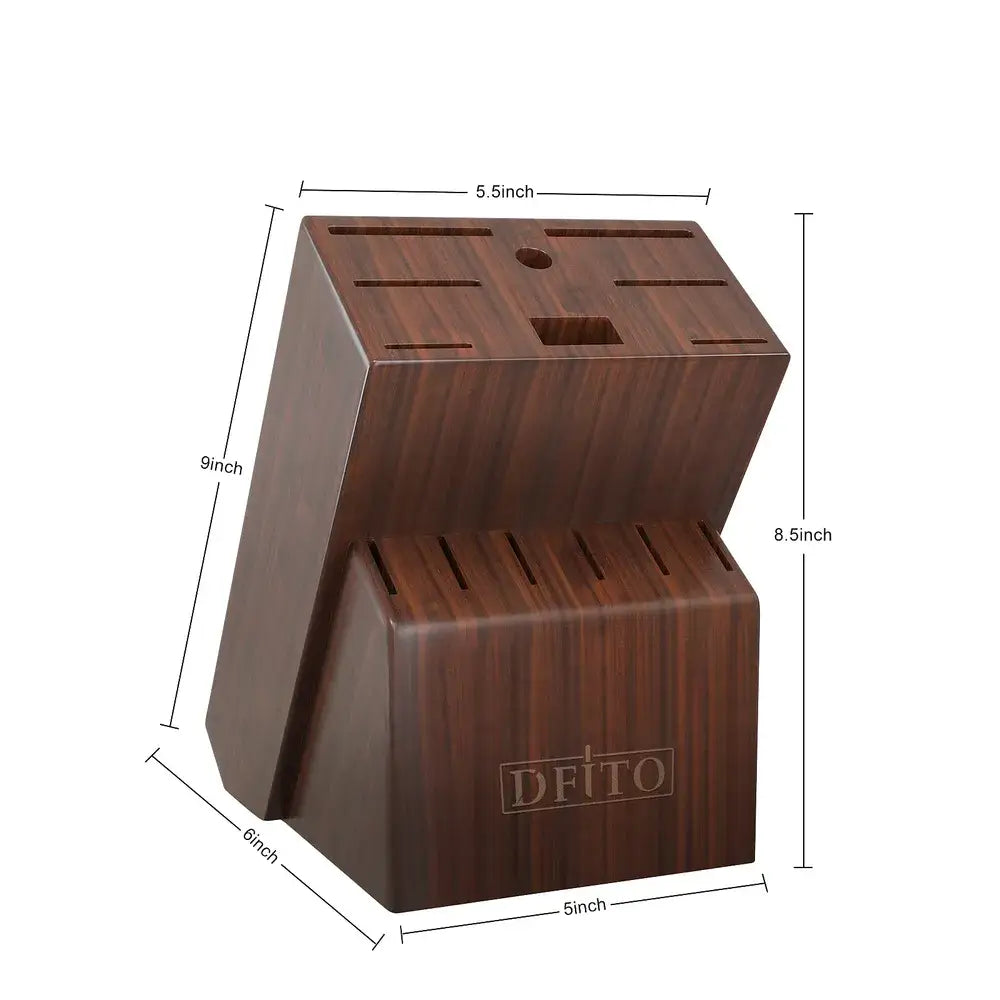 15-Piece Professional Knife Block Set with Acacia Wood Block