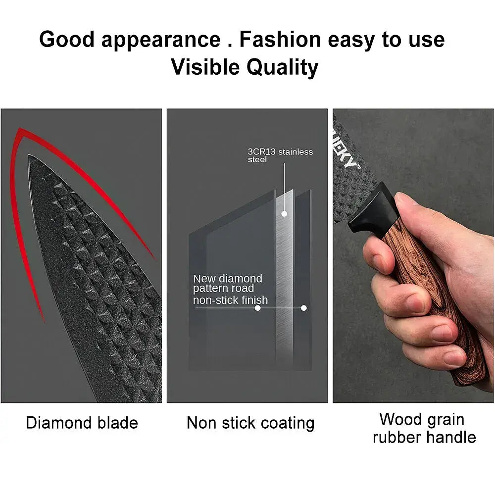High Carbon Stainless Steel Chef Knife Set