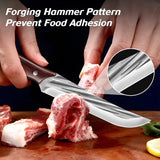 3-Piece Forged Butcher Knife Set with Sheaths