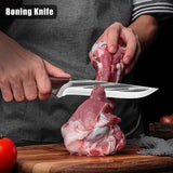 3-Piece Forged Butcher Knife Set with Sheaths